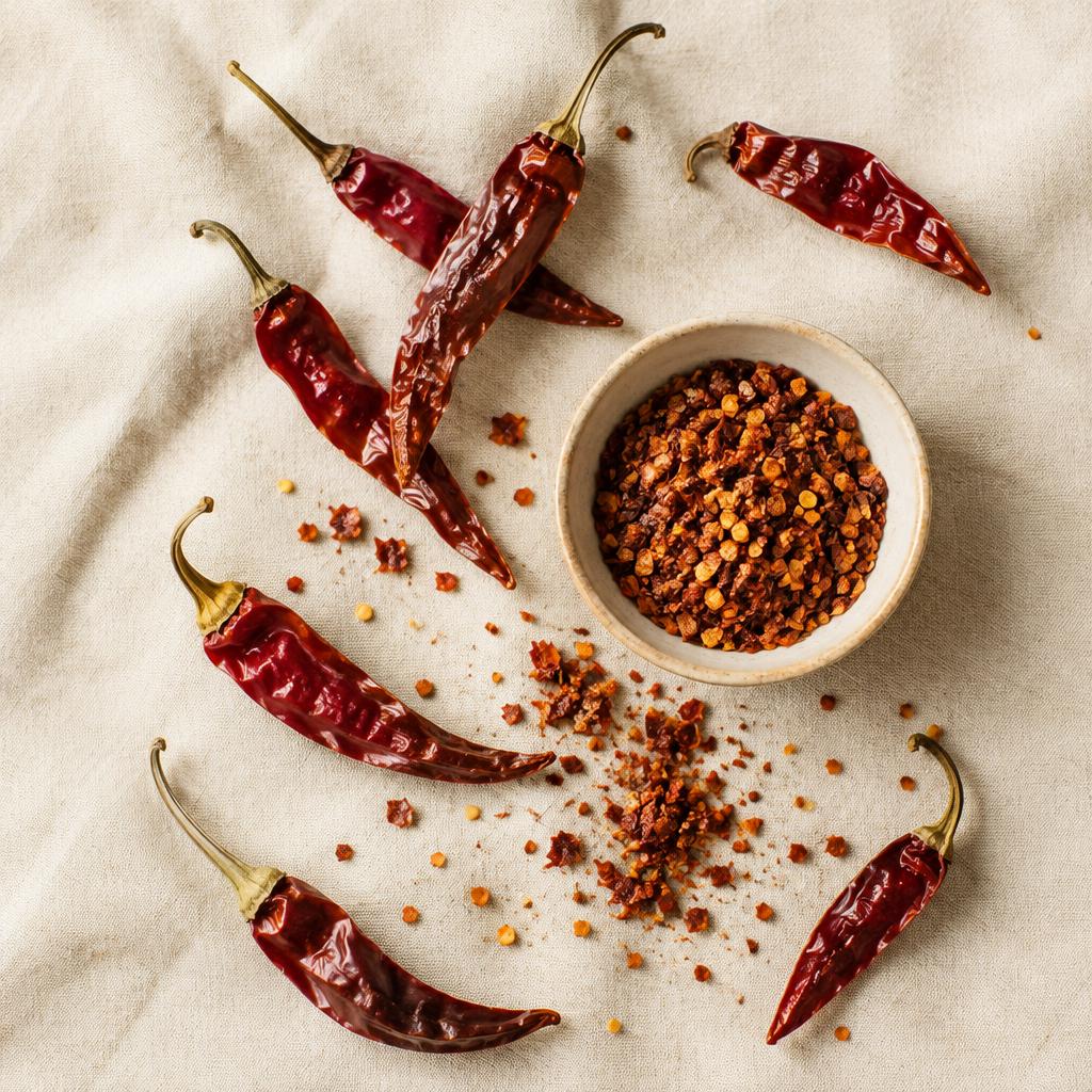 Dried Pepper and Chilli — illustrative photograph